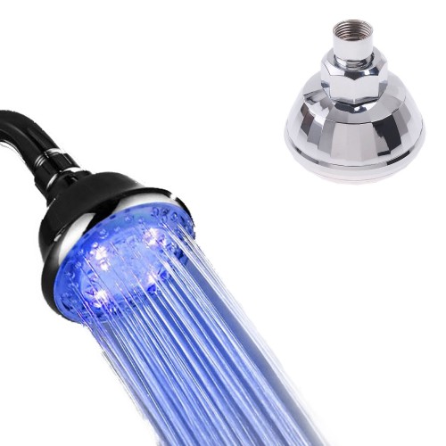 SOFFIONE DOCCIA PORTATILE A LED AD ALTA PRESSIONE-CONTROLLO AUTOMATICO DELLA TEMPERATURA DELL'ACQUA CHE CAMBIA COLORE